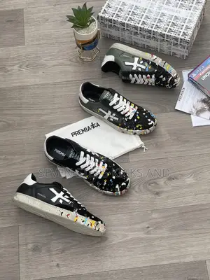 High Quality Premiata Luxury Leather Sneakers