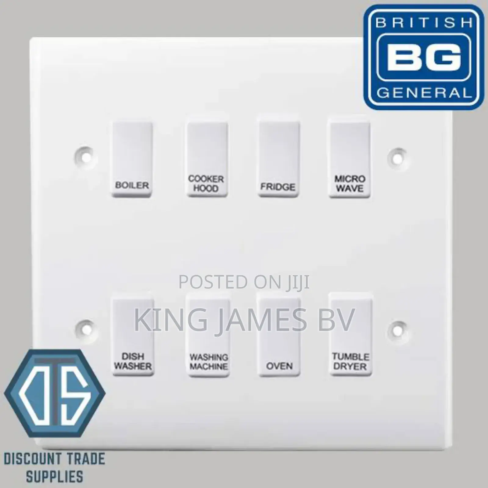 8 Gang Multifunctional Grid Switch