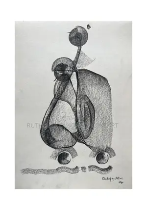 Abstract Charcoal Artwork