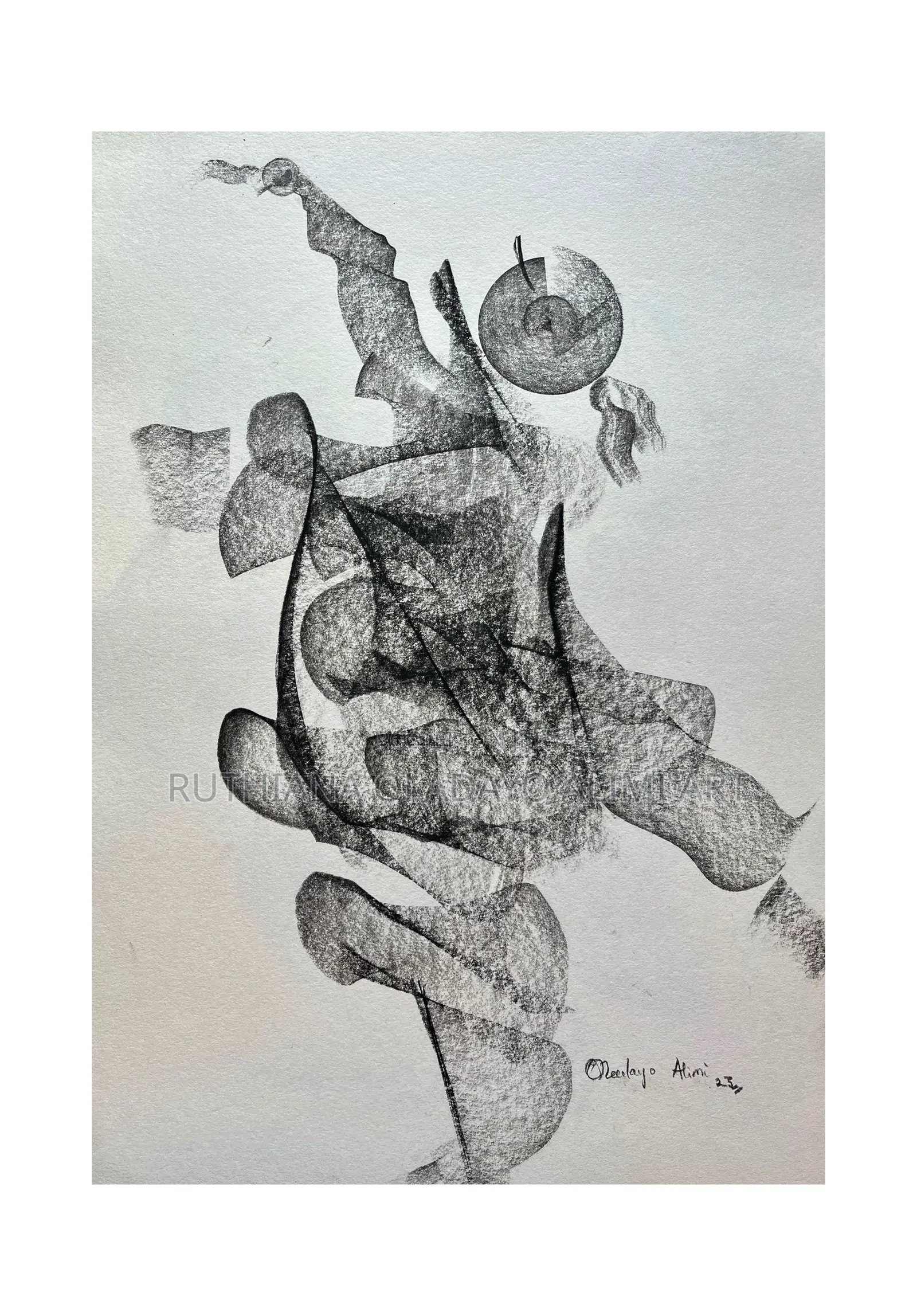 Abstract Charcoal Artwork