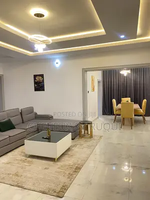 Furnished 2 Bedroom Apartment in Wuye Abuja – Balcony, Kitchen, Bar