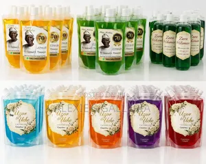 50 Pcs Customized Liquid Soap Souvenirs - Spout Pouch - 100ml
