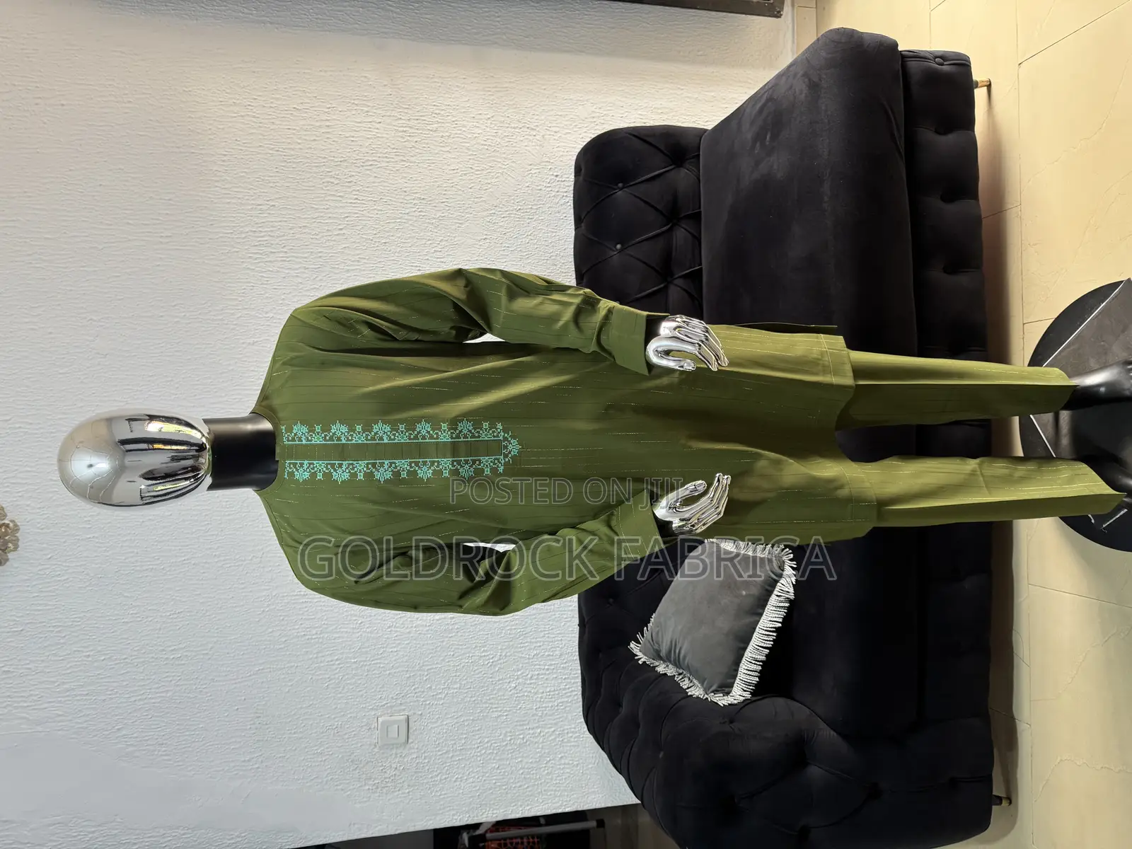 Olive Green Senator Kaftan
