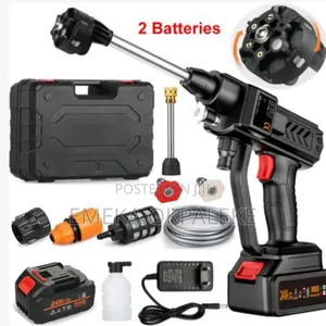 2 Batteries 6 in 1 Sprayer High Pressure Water Spray Gun