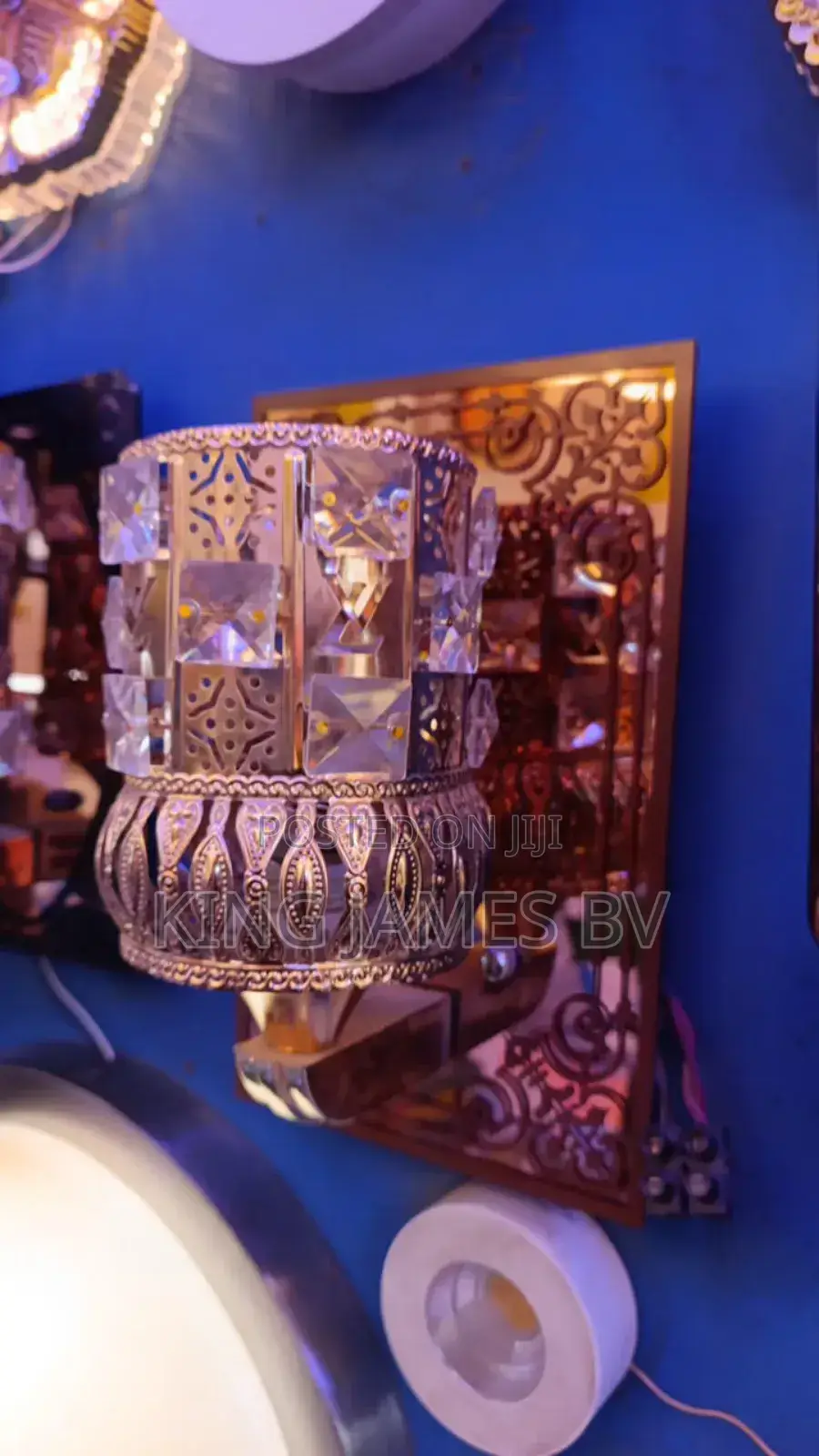 Mirror Crystal Wall Bracket Light