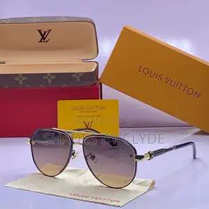 Authentic Louis Vuitton Aviator Sunglasses - Brand New