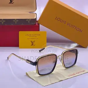 Luxurious Louis Vuitton Square Frame Sunglasses - Authentic, New!