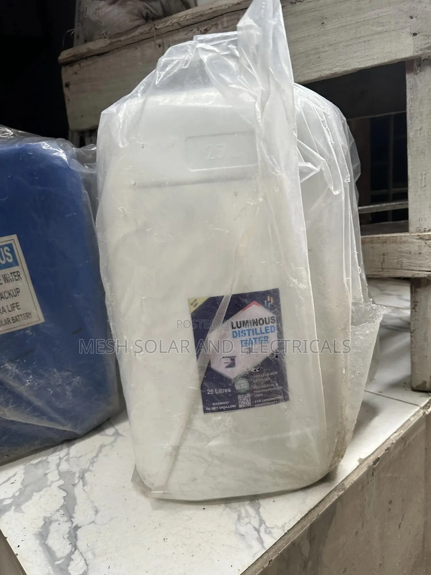 Luminous Distilled Water