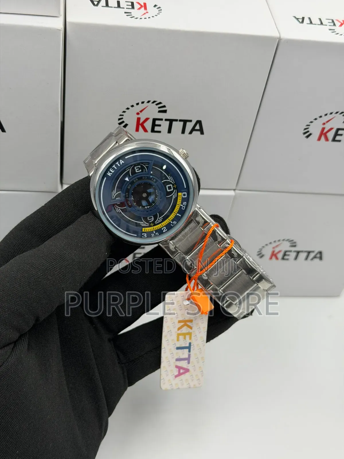 Ketta Steel Strap Watch