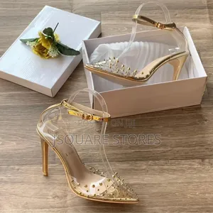 Louboutin Gold Shoe Available in Sizes 37 - 42