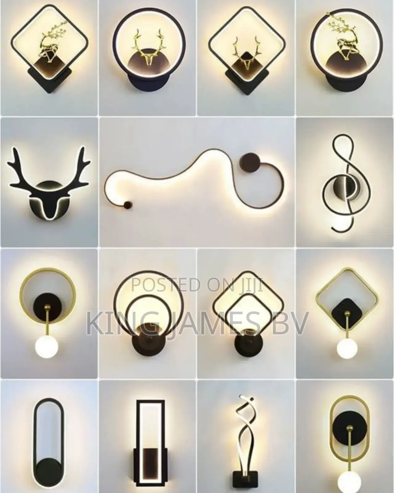 Black Luxurious Wall Bracket Light