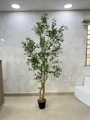 210cm Artificial Twisted Olive Tree–Realistic Faux Indoor Plant Decor