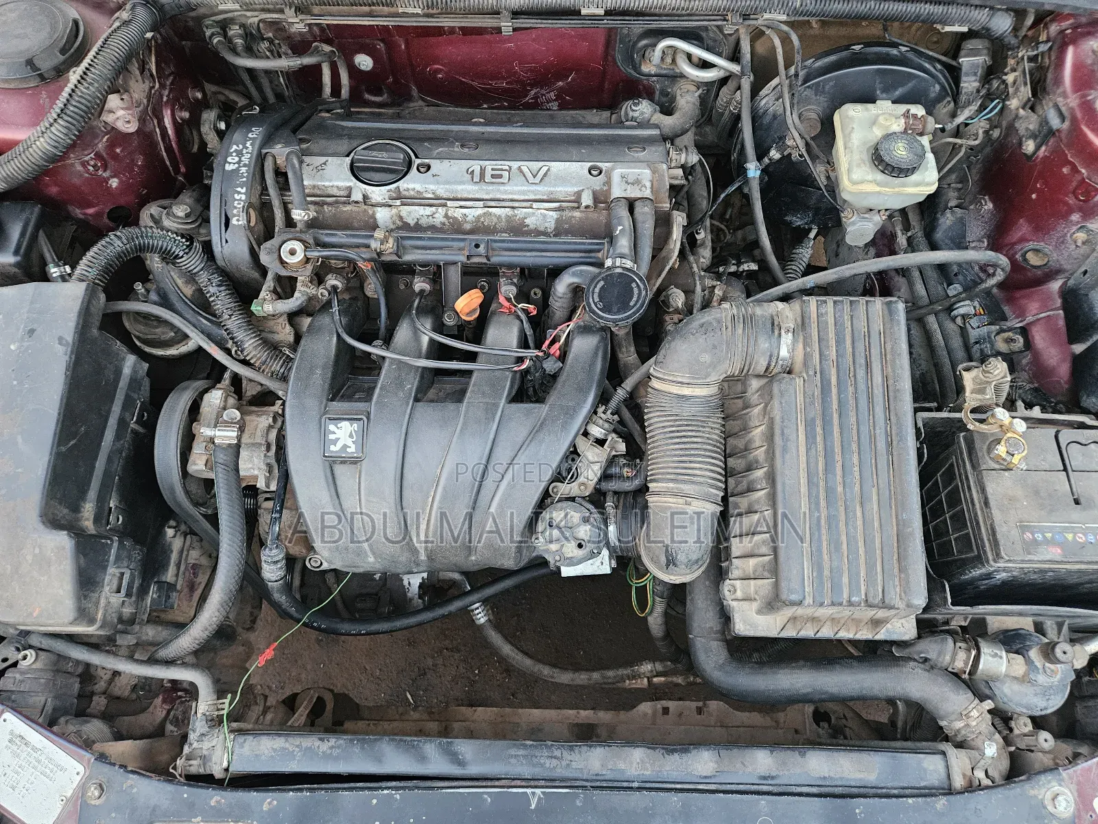 Peugeot 406 2001 Maroon