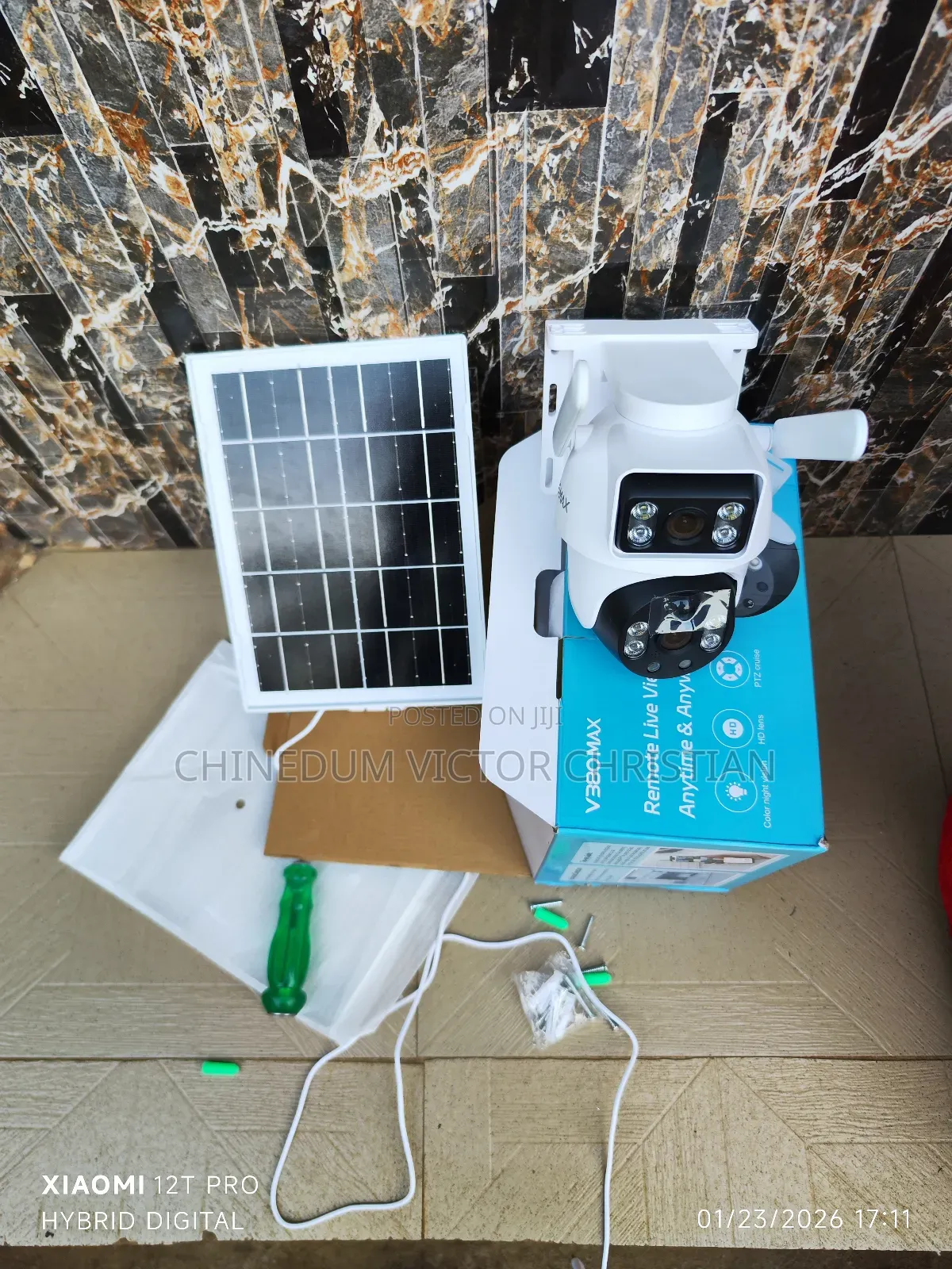 Solar PTZ Camera Installation