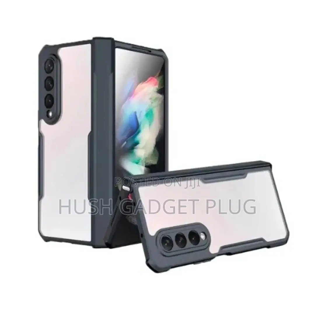 Xundd Case With Shockproof Rubber Border for Samsung Z Fold 3