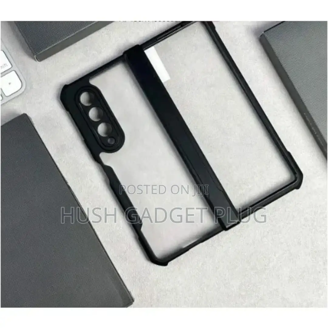 Xundd Case With Shockproof Rubber Border for Samsung Z Fold 3