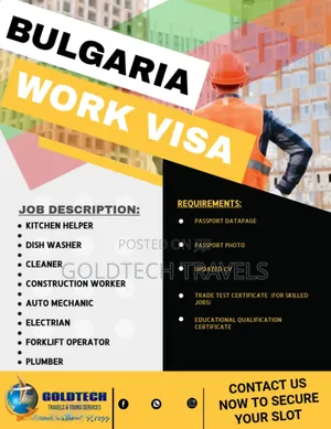 Bulgarian Working Visa Package Available