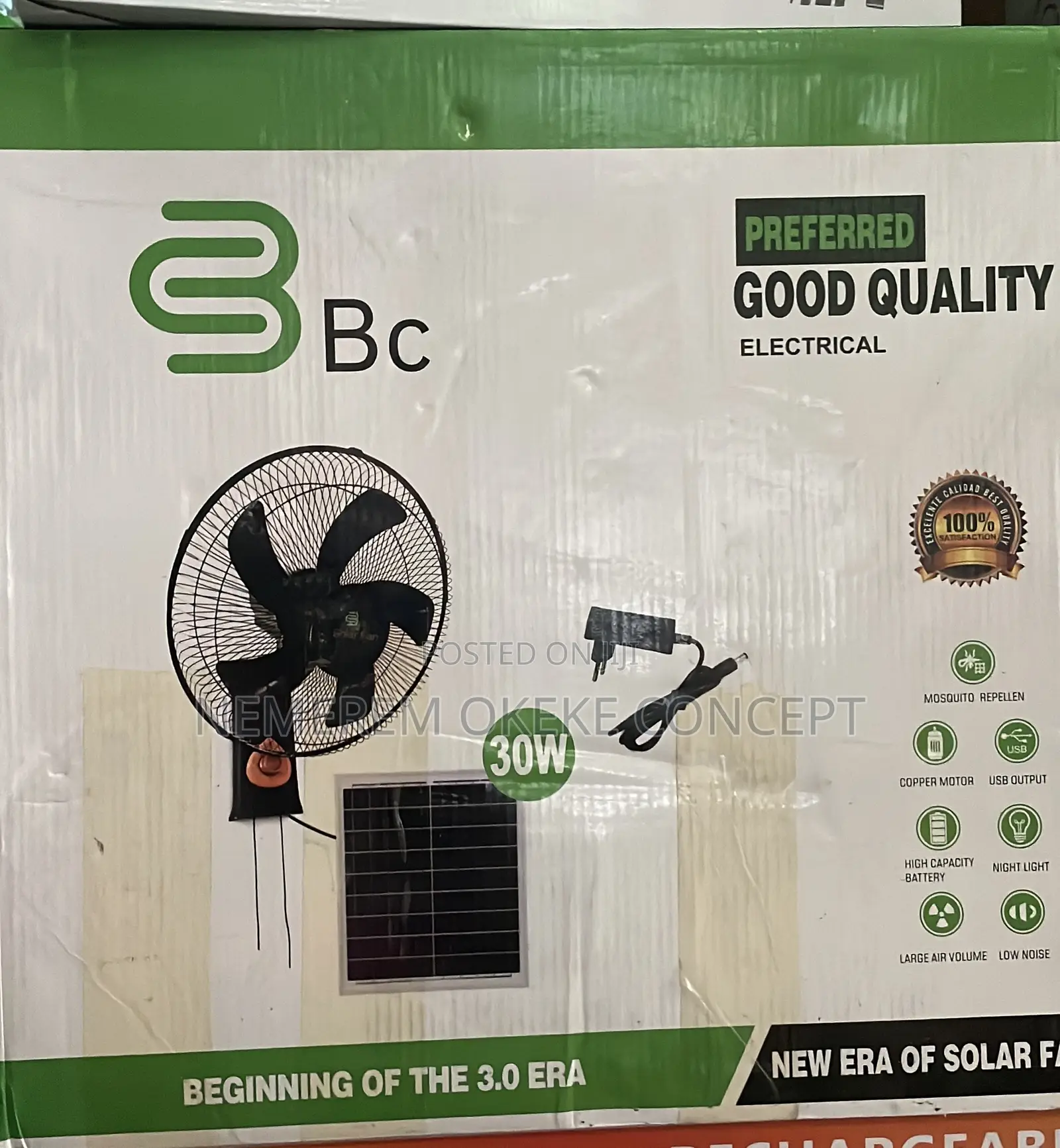 Bc Solar Wall Fan