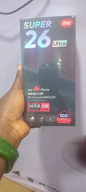 New Itel S26 Ultra 128 GB Black