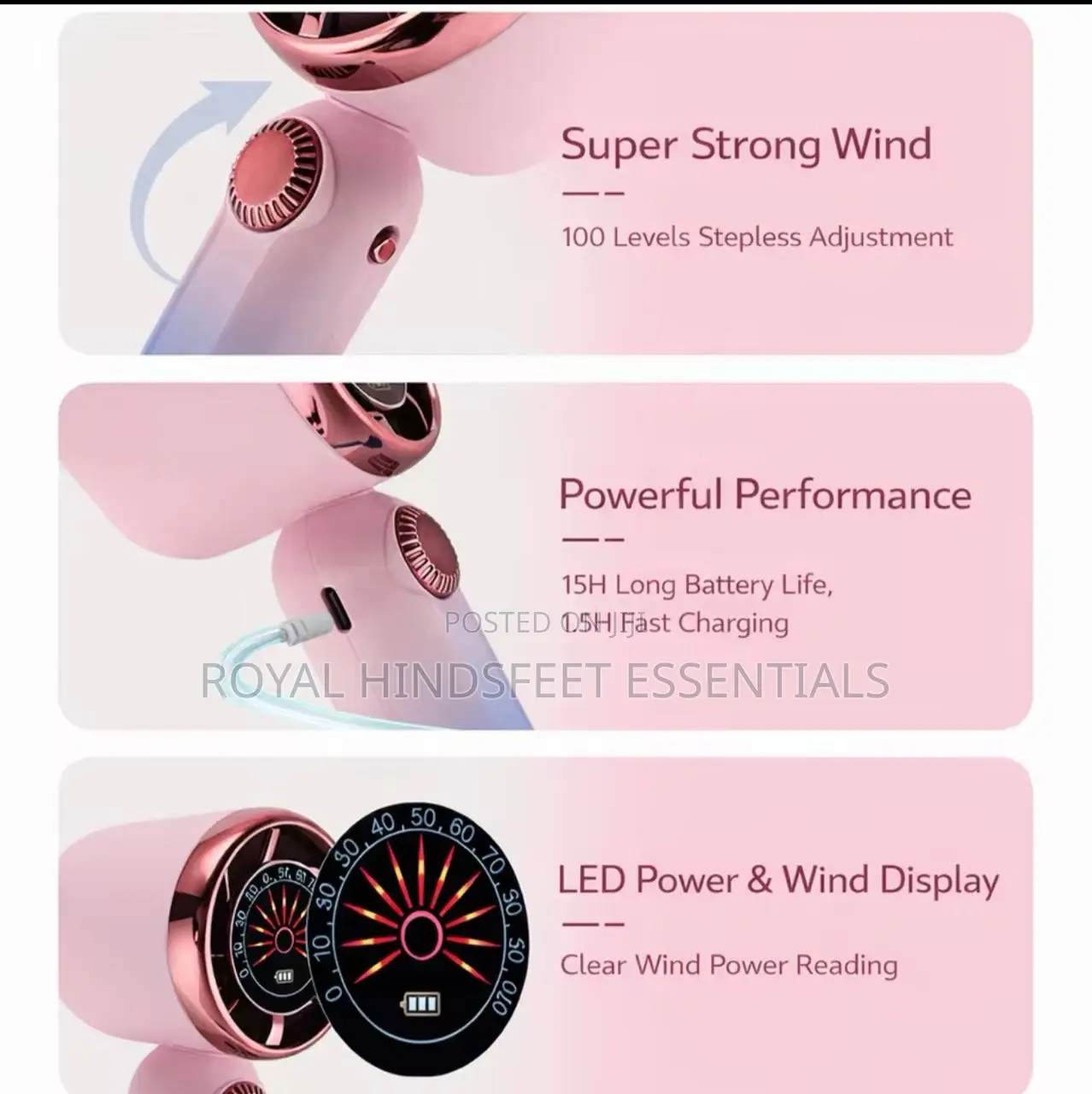 Mini Handheld Fan