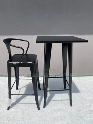 Bar Stool With Long Table