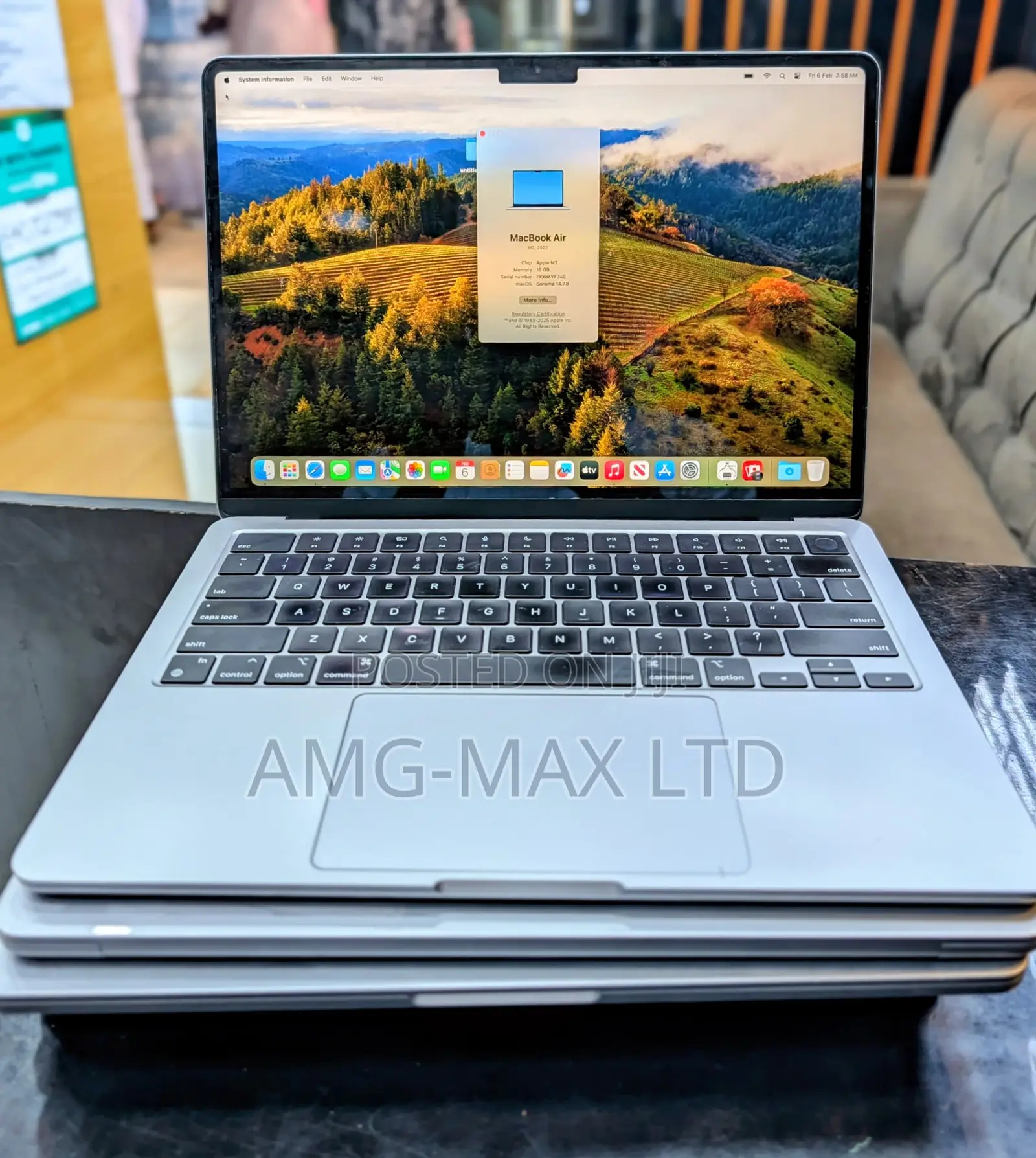 Laptop Apple MacBook Air 2025 M4 13-inch 16GB Apple M4 SSD 256GB