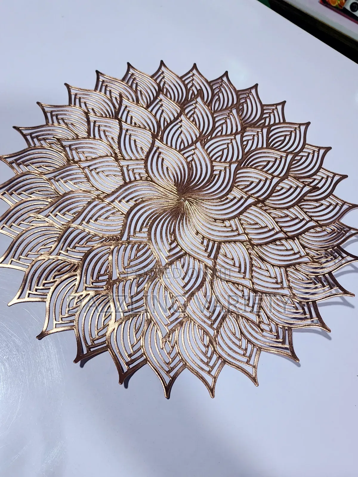 12pcs High Quality Luxury Table Mat - Rose Gold