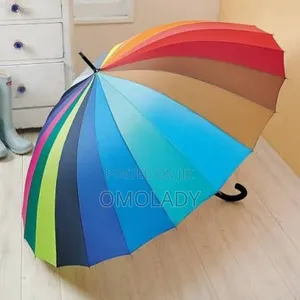 Big 16 Auto Curve Rainbow Umbrella