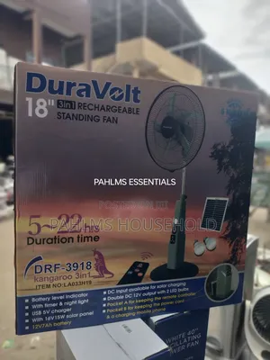 Duravolt 3-in-1 Rechargeable Fan