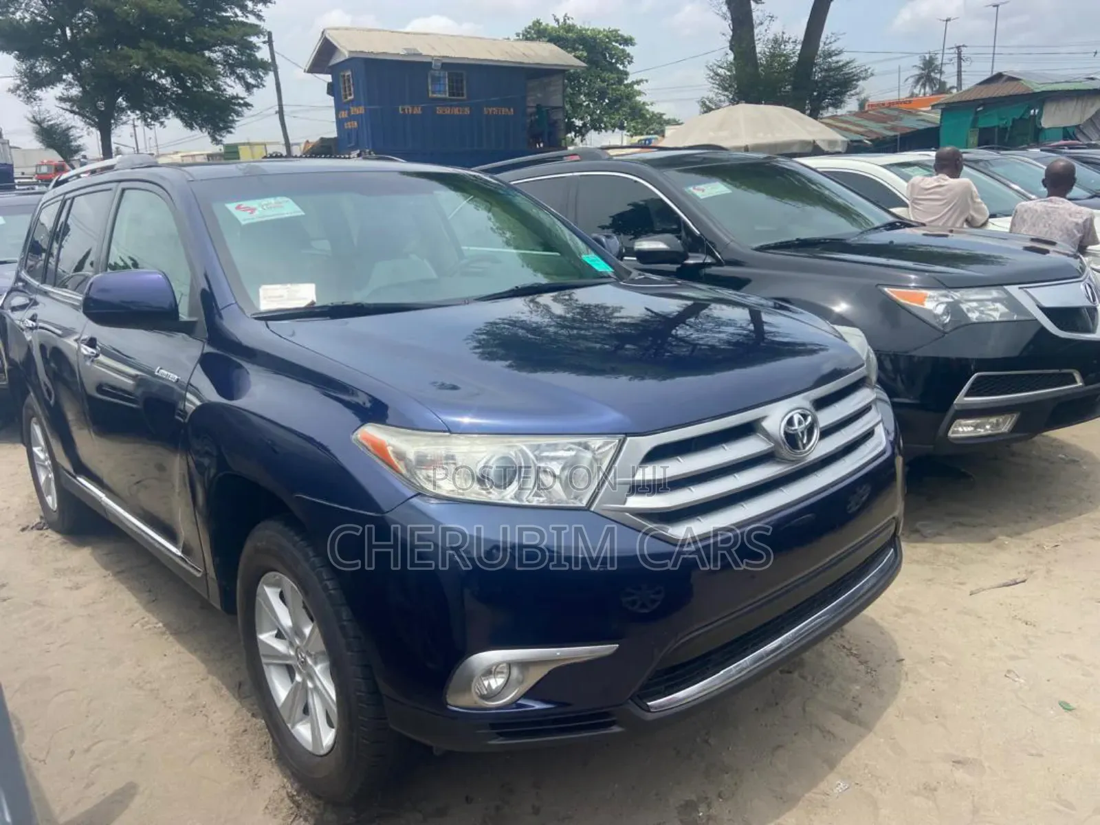 Toyota Highlander Limited 2012 Blue
