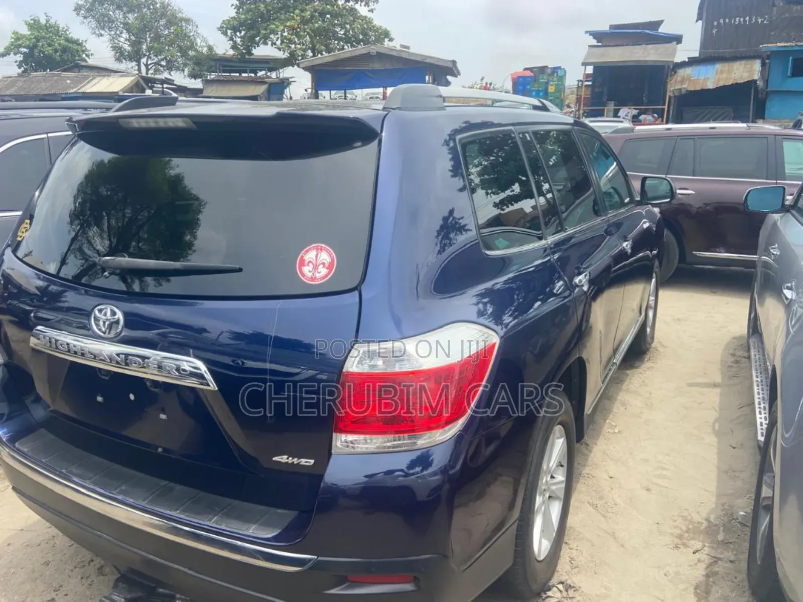 Toyota Highlander Limited 2012 Blue