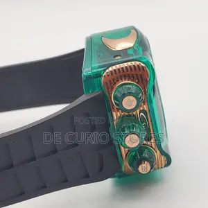Jacob Co Male Watch Rubber Strap Automatic System