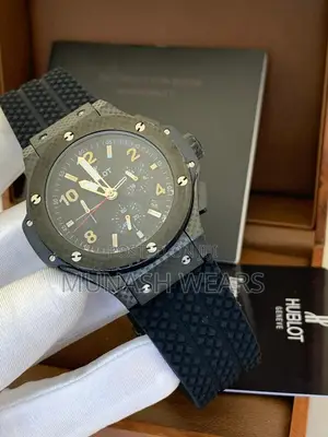 Hublot Rubber Strap Wristwatch