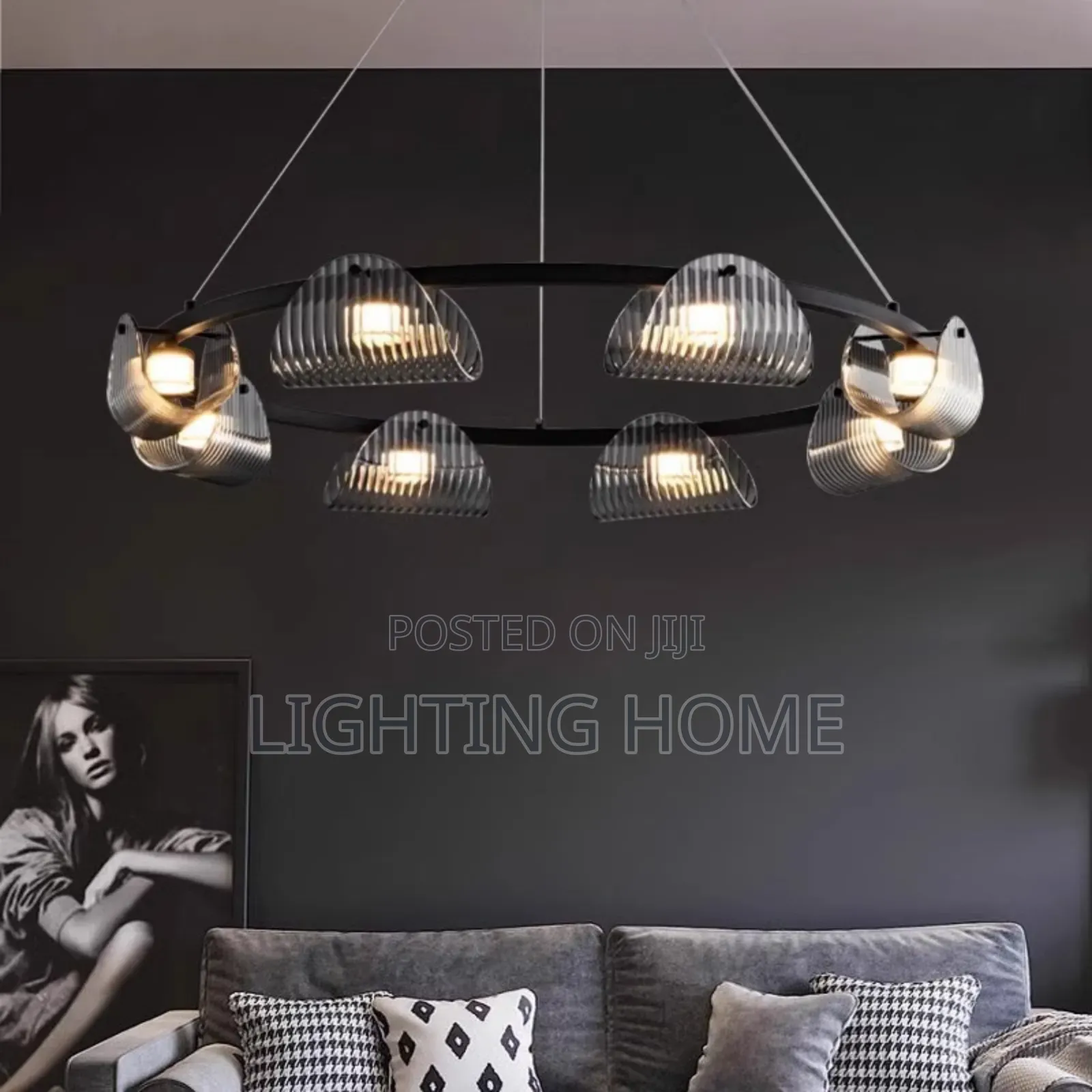 Led Nodic Chandelier Light by 800mm