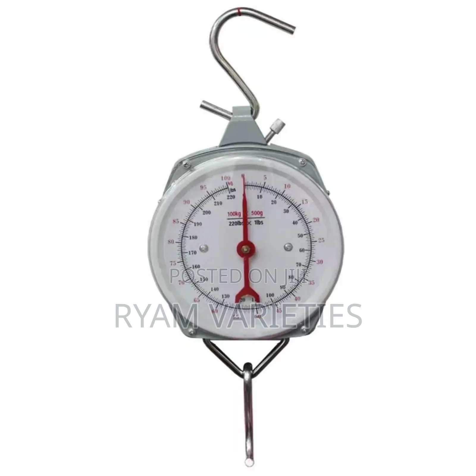 100kg Mechanical Hanging Scale With Hooks