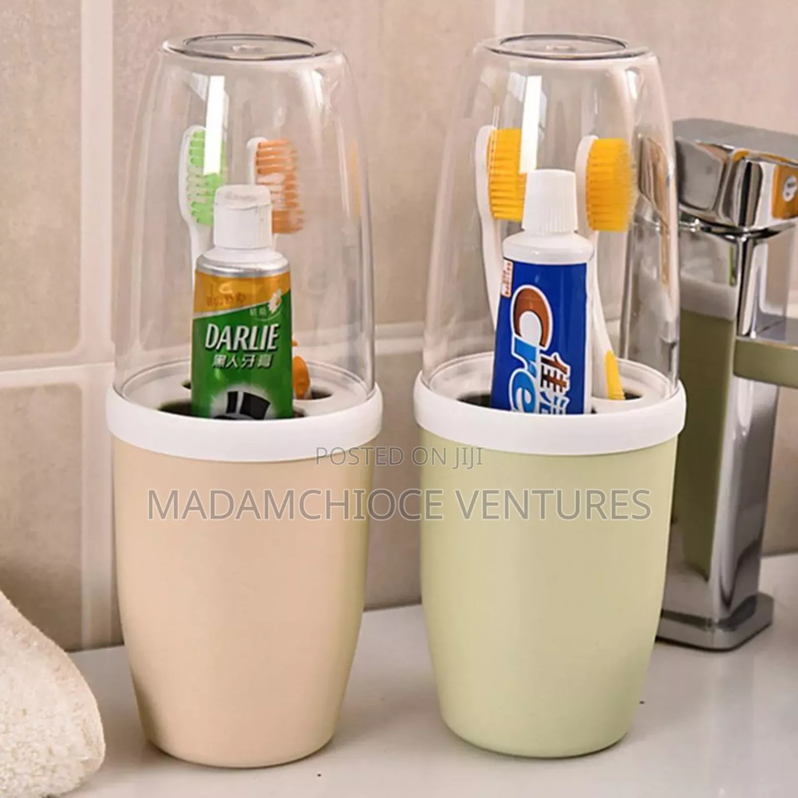 Toothbrush Box Durable Couplemouthwash Cup