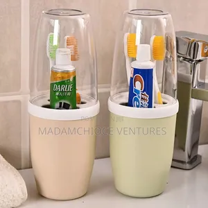 Toothbrush Box Durable Couplemouthwash Cup