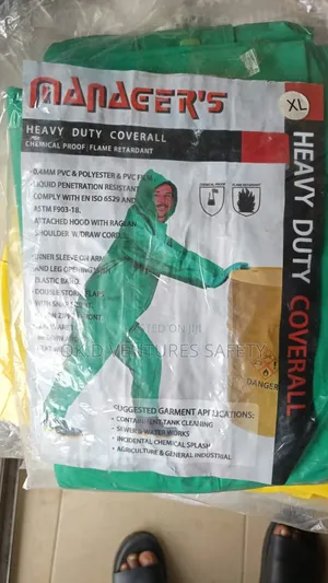 Industrial Safety Coverall – Strong & Durable