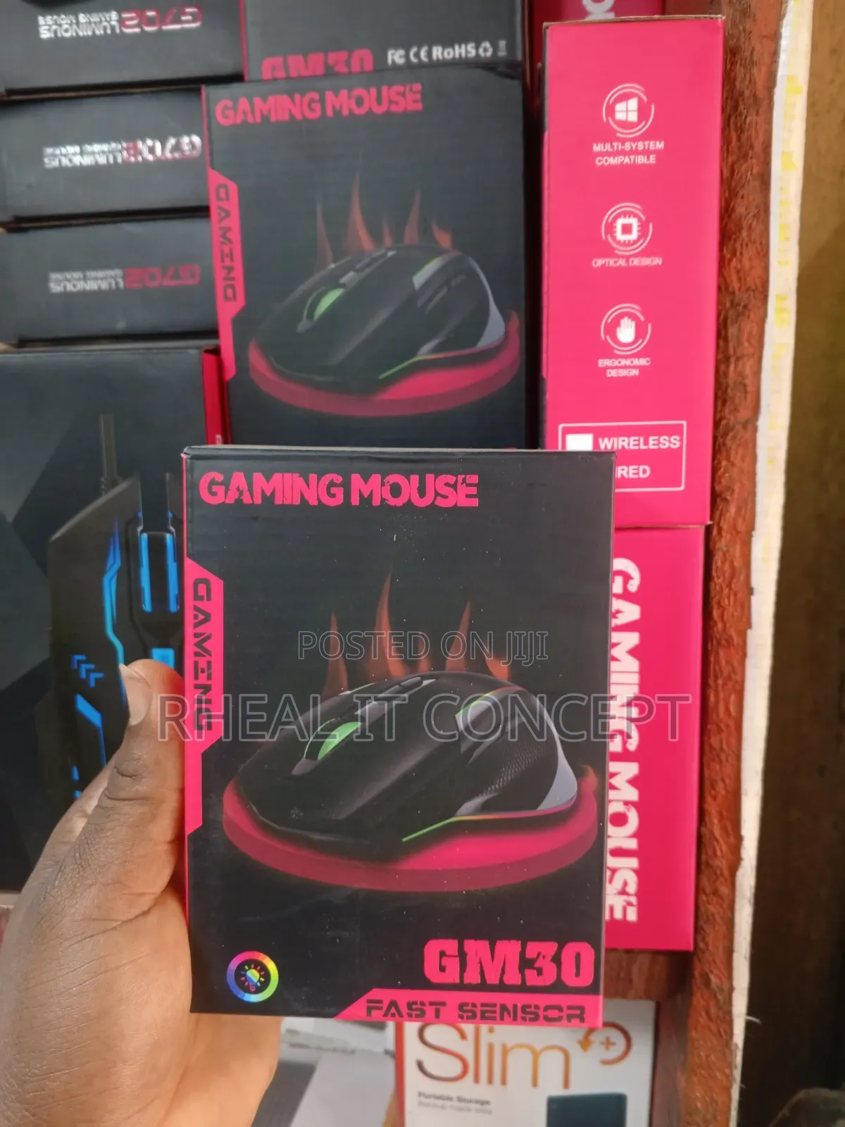 Gaming Mouse With RGB Light