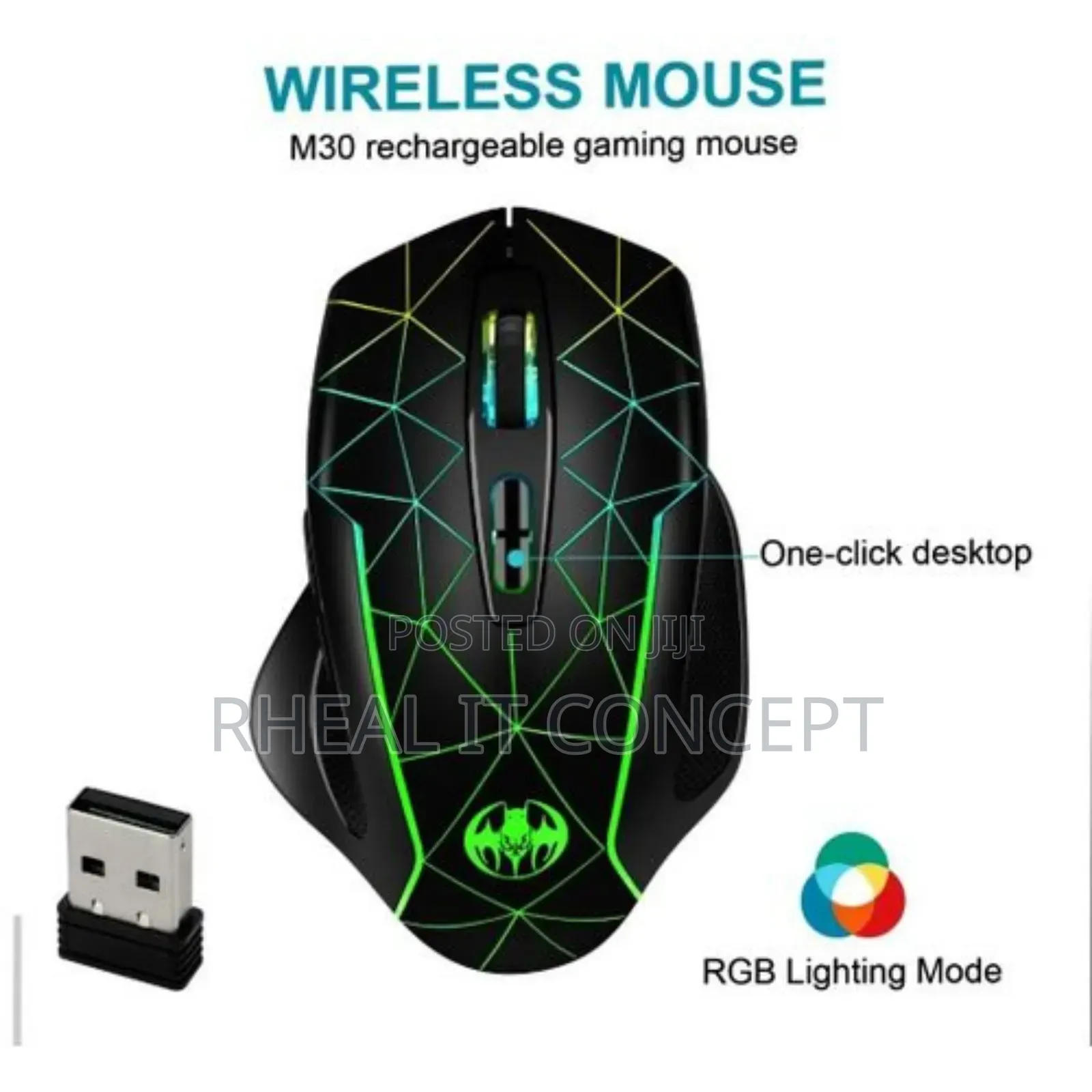 Gaming Mouse With RGB Light