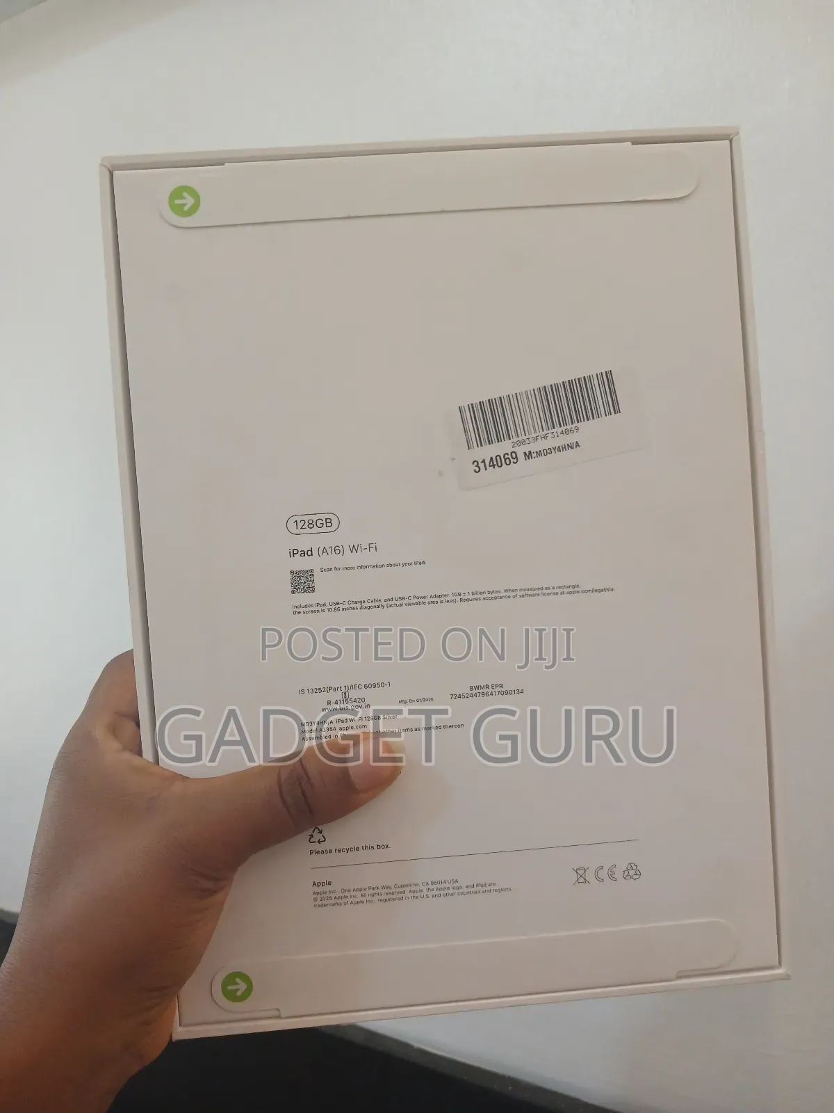 New Apple iPad (2025) 128 GB Silver