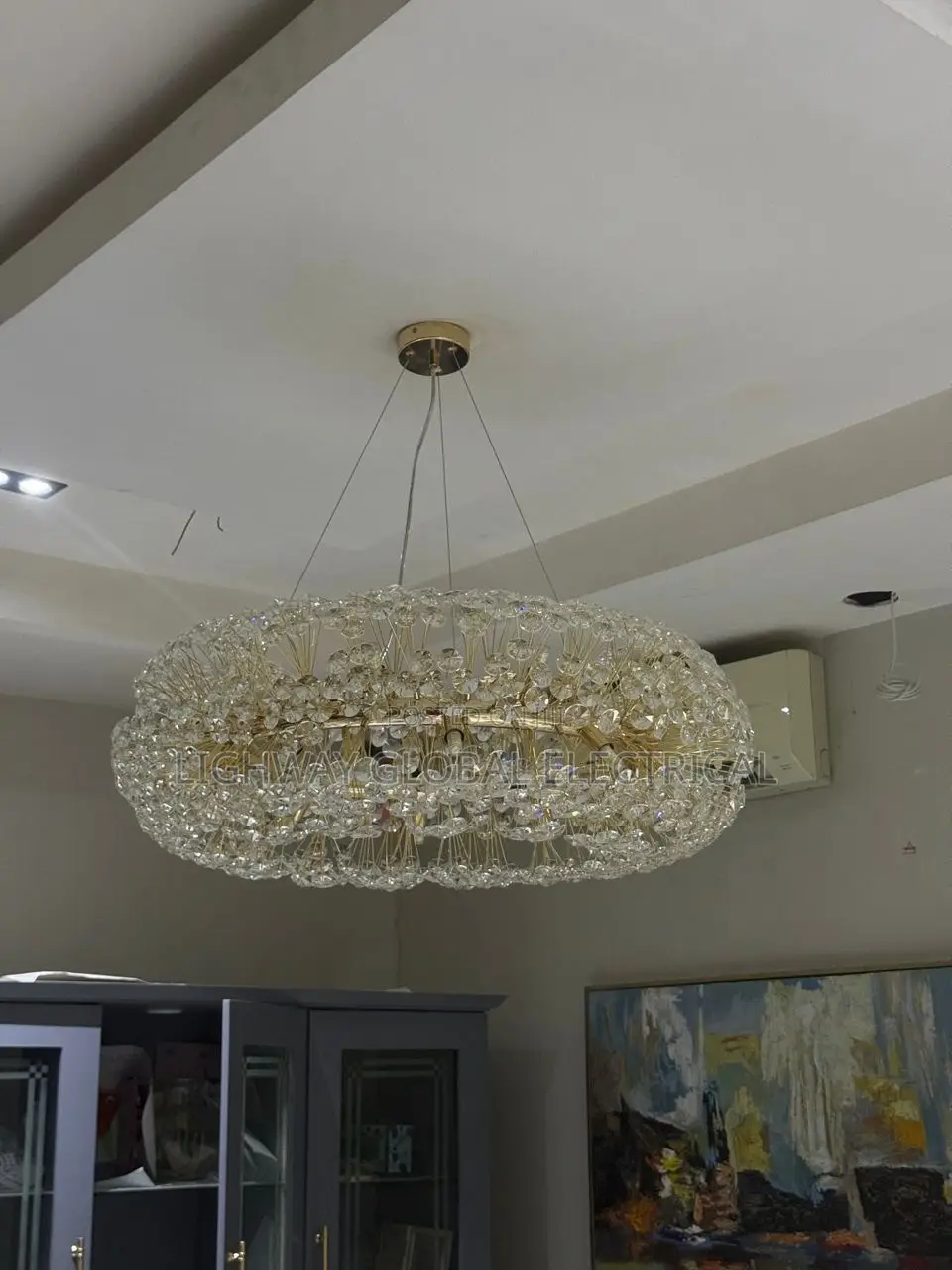 Led Crystal Bid Chandelier