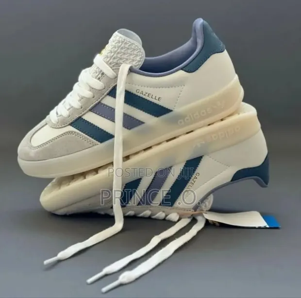 Adidas Gazelle Indoor Core White/Preloved Ink Sneakers for sale - Prince  .O.  Price:  55,000 on Jiji.ng [Ikeja]