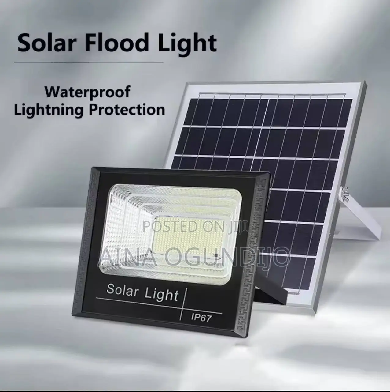 Ultra-Bright Solar Flood Light With Remote Control (500w)