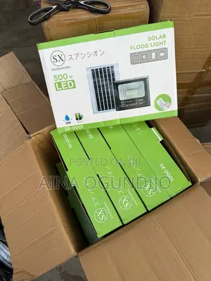 Ultra-Bright Solar Flood Light With Remote Control (500w)