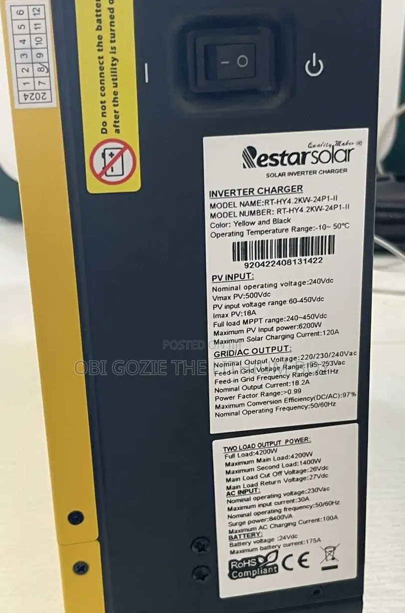 4.2kva 24v Estar Solar Inverter Is Available