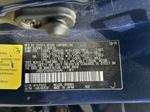 Toyota Highlander V6 2006 Blue
