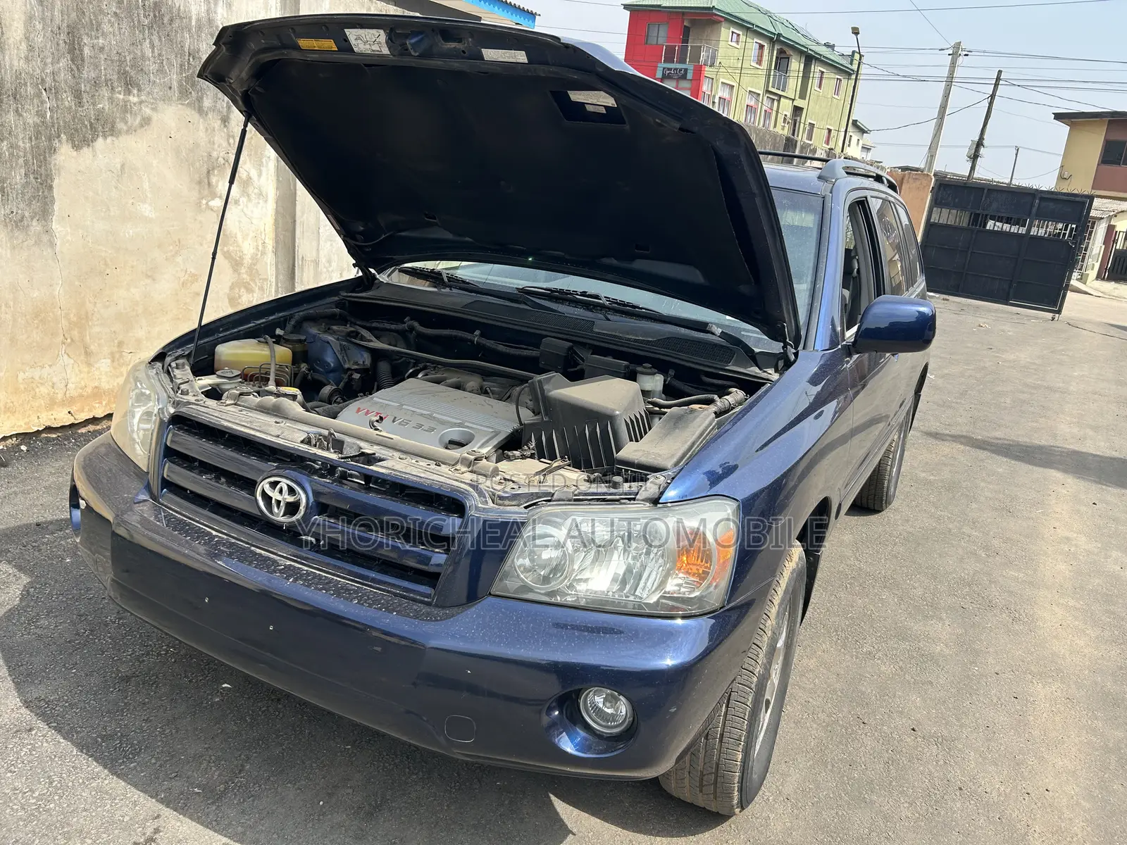 Toyota Highlander V6 2006 Blue