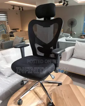 Ergonomic Black Swivel Chair