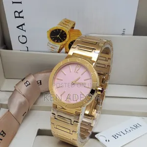 Ladies Bvlgari Designer Chain Watch